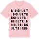Pink Cotton t-shirt med Ringhult ordlek t-shirt