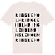 Vintage White t-shirt med Ringleholm ordlek t-shirt
