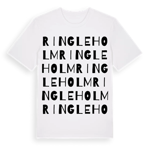 Ringleholm ordlek t-shirt – ekologisk bomull t-shirt från Pinshirt
