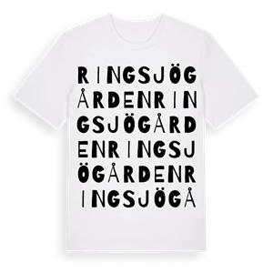 Ringsjögården ordlek t-shirt – ekologisk bomull t-shirt från Pinshirt