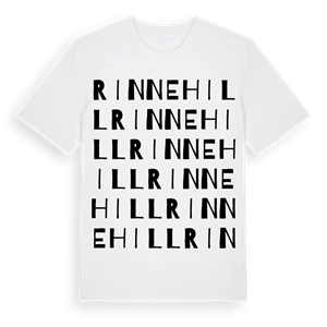 Rinnehill ordlek t-shirt – ekologisk bomull t-shirt från Pinshirt