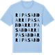 Blue Soul t-shirt med Ripa sandar ordlek t-shirt