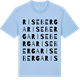 Blue Soul t-shirt med Riseberga ordlek t-shirt