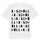 Risemölla ordlek t-shirt