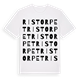 Ristorpet ordlek t-shirt