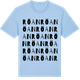 Blue Soul t-shirt med Röan ordlek t-shirt