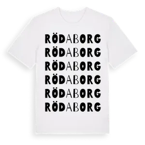 Rödaborg ordlek t-shirt – ekologisk bomull t-shirt från Pinshirt