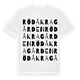 Rödåkragården ordlek t-shirt