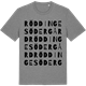 Mid Heather Gray t-shirt med Röddinge Södergård ordlek t-shirt