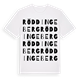 Röddingeberg ordlek t-shirt