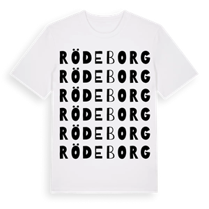 Rödeborg ordlek t-shirt – ekologisk bomull t-shirt från Pinshirt