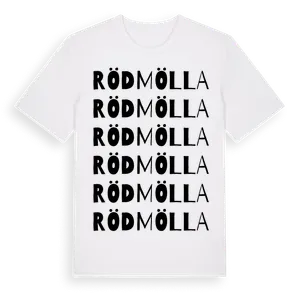 Rödmölla ordlek t-shirt – ekologisk bomull t-shirt från Pinshirt