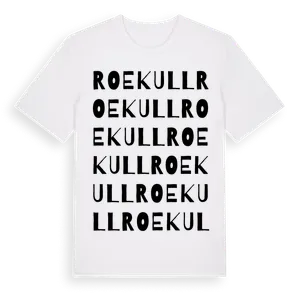 Roekull ordlek t-shirt – ekologisk bomull t-shirt från Pinshirt