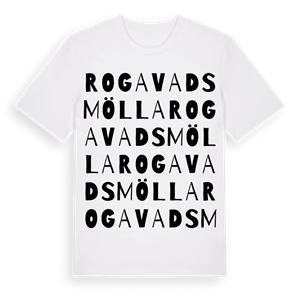 Rogavadsmölla ordlek t-shirt – ekologisk bomull t-shirt från Pinshirt