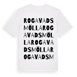 Rogavadsmölla ordlek t-shirt – ekologisk bomull t-shirt från Pinshirt