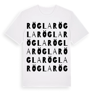 Rögla ordlek t-shirt – ekologisk bomull t-shirt från Pinshirt
