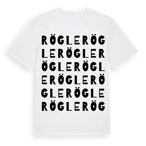 Rögle ordlek t-shirt – ekologisk bomull t-shirt från Pinshirt