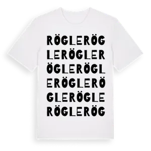 Rögle ordlek t-shirt – ekologisk bomull t-shirt från Pinshirt