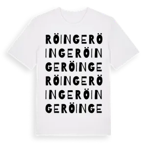 Röinge ordlek t-shirt – ekologisk bomull t-shirt från Pinshirt