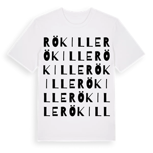 Rökille ordlek t-shirt – ekologisk bomull t-shirt från Pinshirt