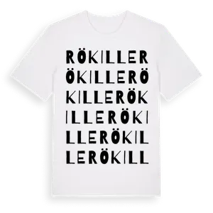 Rökille ordlek t-shirt – ekologisk bomull t-shirt från Pinshirt