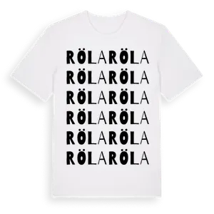 Röla ordlek t-shirt – ekologisk bomull t-shirt från Pinshirt
