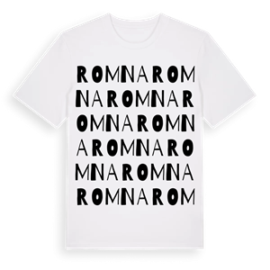 Romna ordlek t-shirt – ekologisk bomull t-shirt från Pinshirt