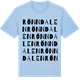 Blue Soul t-shirt med Rönndalen ordlek t-shirt