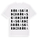 Rörasgården ordlek t-shirt