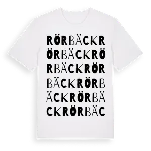 Rörbäck ordlek t-shirt – ekologisk bomull t-shirt från Pinshirt