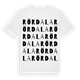 Rördala ordlek t-shirt