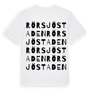 Rörsjöstaden ordlek t-shirt – ekologisk bomull t-shirt från Pinshirt