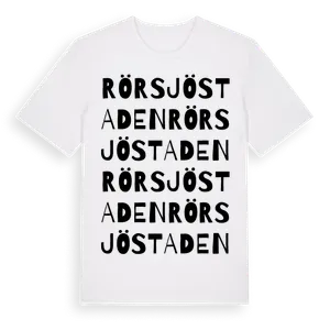 Rörsjöstaden ordlek t-shirt – ekologisk bomull t-shirt från Pinshirt