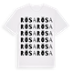 Rösa ordlek t-shirt