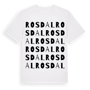 Rosdal ordlek t-shirt – ekologisk bomull t-shirt från Pinshirt
