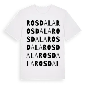 Rosdala ordlek t-shirt – ekologisk bomull t-shirt från Pinshirt