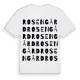 Rosengård ordlek t-shirt
