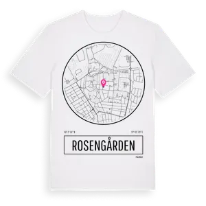 Rosengården t-shirt – ekologisk bomull t-shirt från Pinshirt