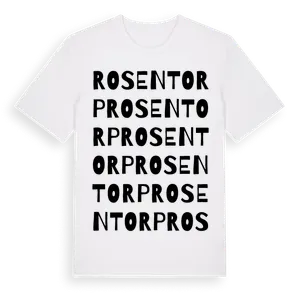 Rosentorp ordlek t-shirt – ekologisk bomull t-shirt från Pinshirt