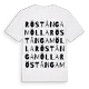 Röstångamölla ordlek t-shirt