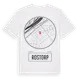 White t-shirt med Rostorp t-shirt