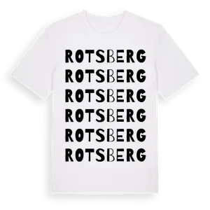 Rotsberg ordlek t-shirt – ekologisk bomull t-shirt från Pinshirt