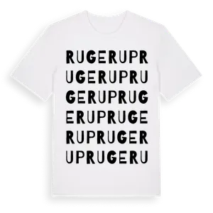 Rugerup ordlek t-shirt – ekologisk bomull t-shirt från Pinshirt
