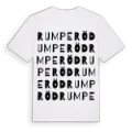 Rumperöd ordlek t-shirt