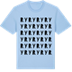 Blue Soul t-shirt med Ry ordlek t-shirt