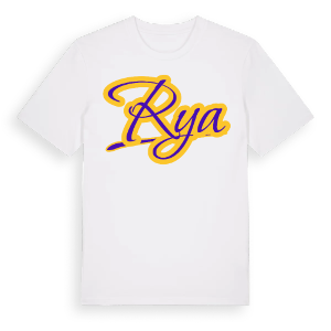 Rya baseball t-shirt – ekologisk bomull t-shirt från Pinshirt