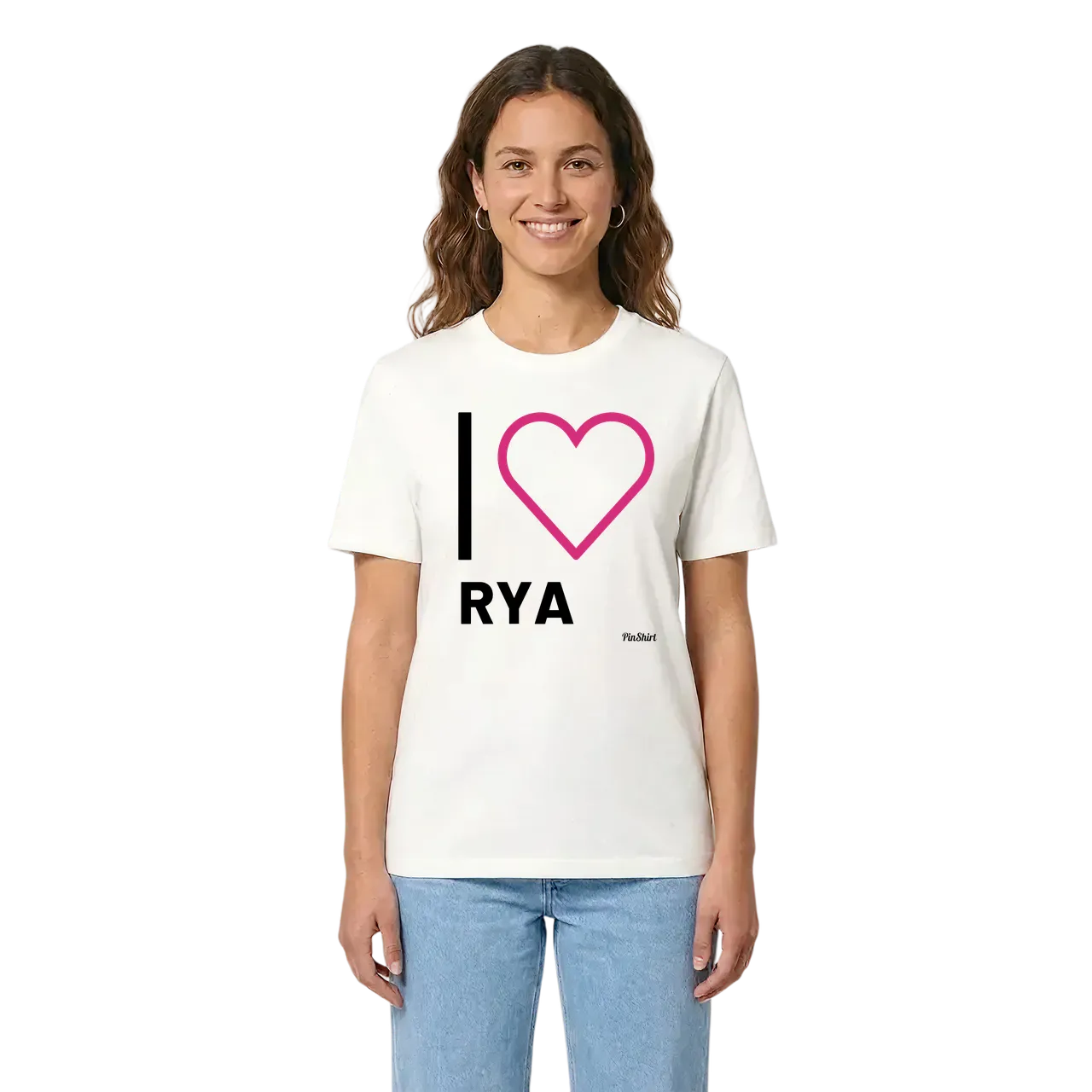 Jag älskar Rya t-shirt stort tryck i miljö
