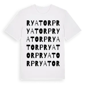 Ryatorp ordlek t-shirt – ekologisk bomull t-shirt från Pinshirt