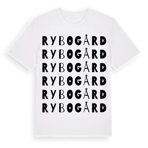 Rybogård ordlek t-shirt – ekologisk bomull t-shirt från Pinshirt