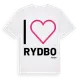 White t-shirt med Jag älskar Rydbo t-shirt stort tryck